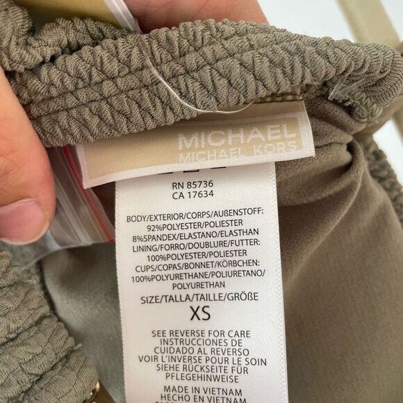 Michael Kors Army Green sizs XS new with tags top only - Picture 6 of 6